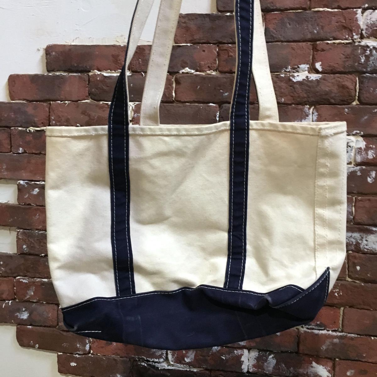 LL BEAN CANVAS TOTE BAG wonderlust