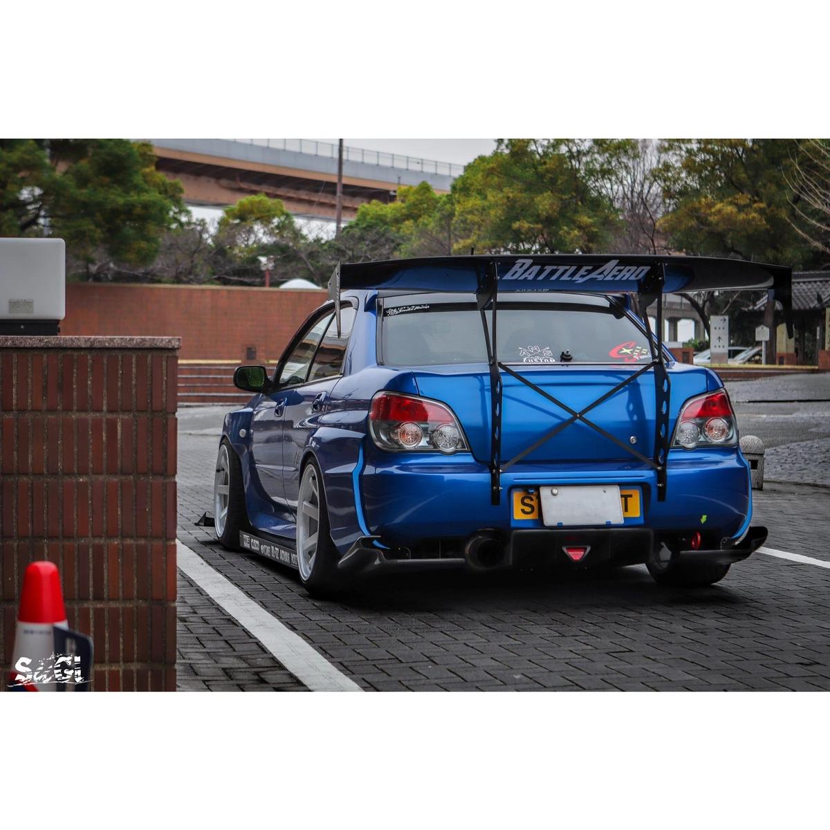 Battle Aero Gtウイングキット V4 Subaruインプレッサ Frp製 170