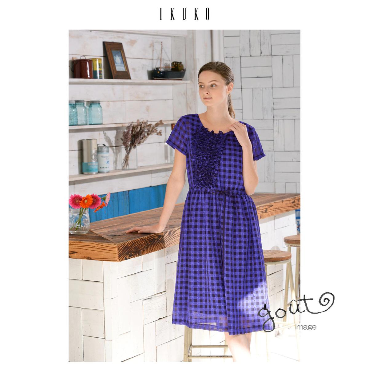 Ikuko フワフワサッカー フリルワンピース Iv M ランジェリーショップ グー Ikuko フワフワサッカー フリルワンピース Iv M ランジェリーショップ グー