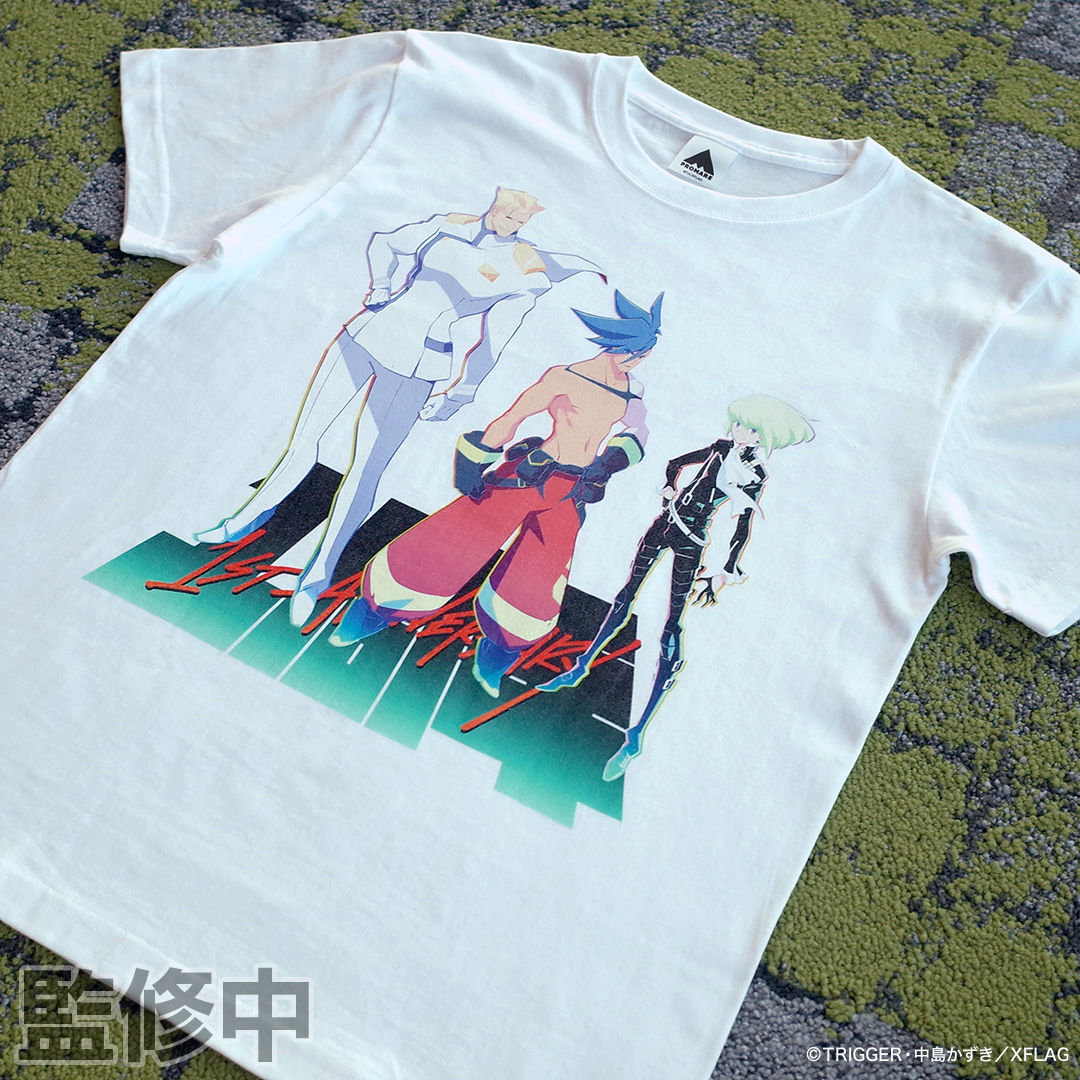 プロメア 1st Anniversary Tシャツ White Xflag Anime O