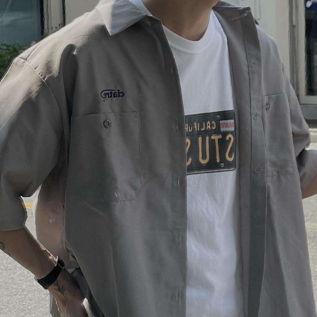 いします】 ciatre work blouson WHT h9vPH-m58551950488 ドープス