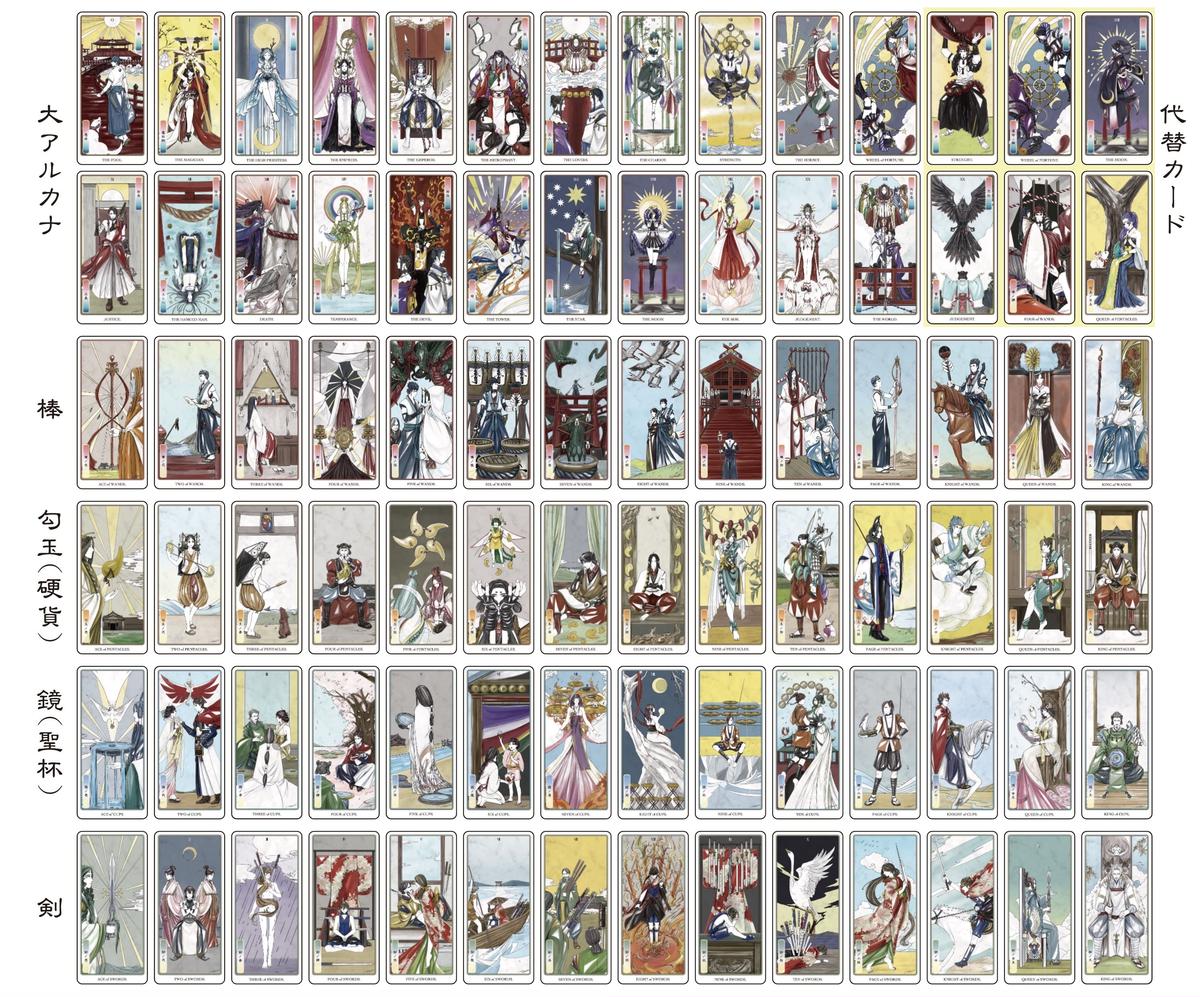 日本神話タロット 極 フルデッキ 第弐版 巾着版 Yamamoto Naoki