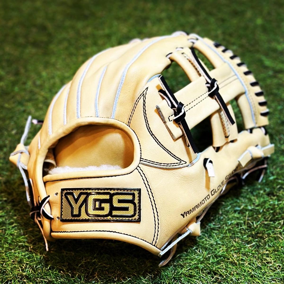 YGSプロライン 硬式内野用 3RS クリーム×ブラック クロスウェブ | 山本