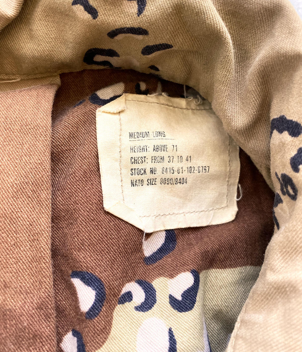 Cookie Dough Camouflage 1st Edition JKT 1981’s…