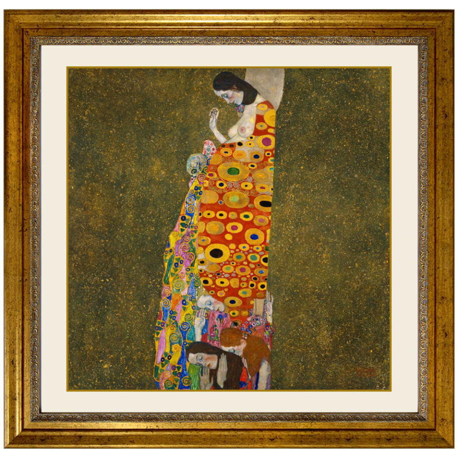 乙女（処女） クリムト Gustav klimt 手描き油絵複製画 模写 レプリカ