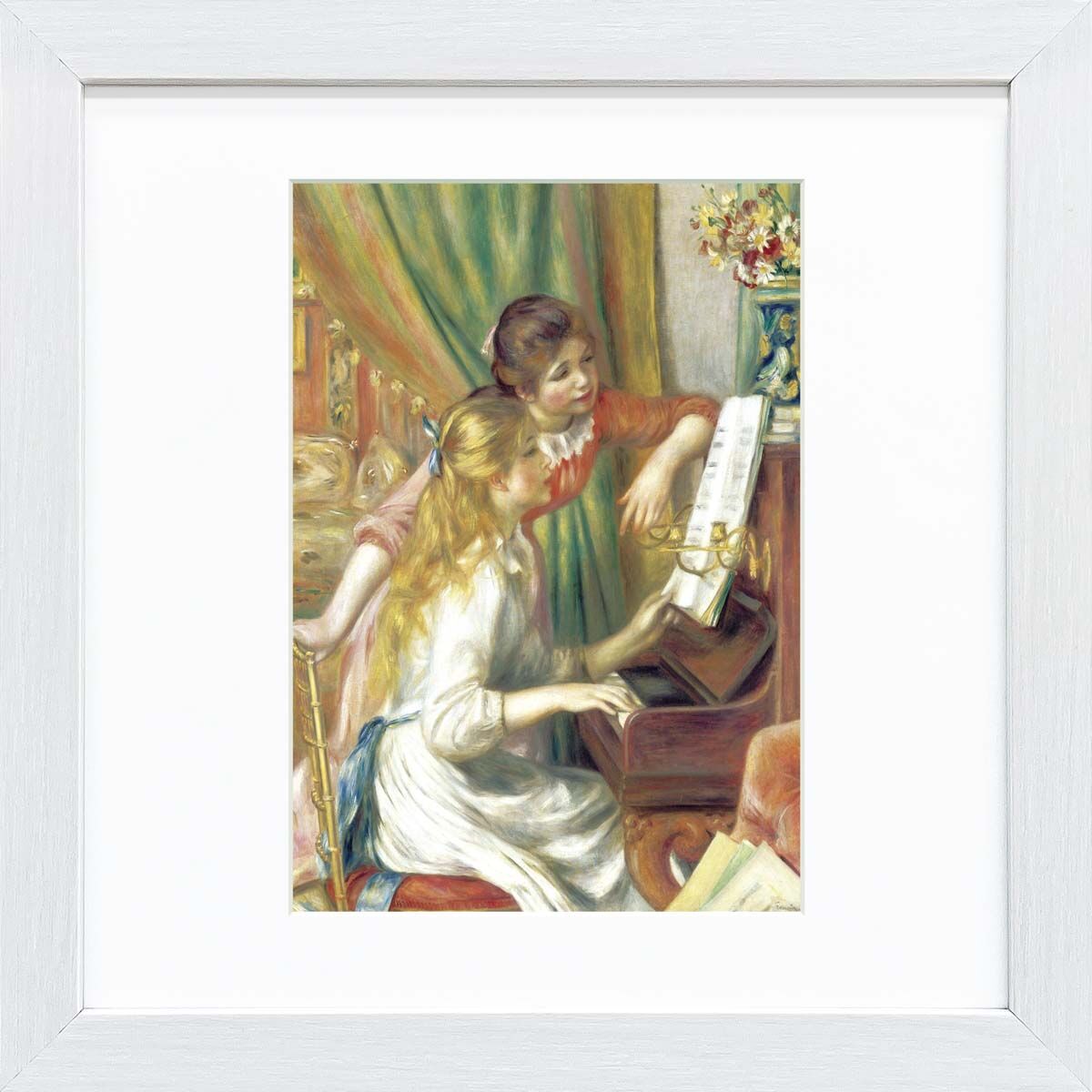 【複製画】「ピアノを弾く少女たち」1892年,ルノワール 立体複製画】「ピアノを弾く少女たち」1892年,ルノワール,アルゴ