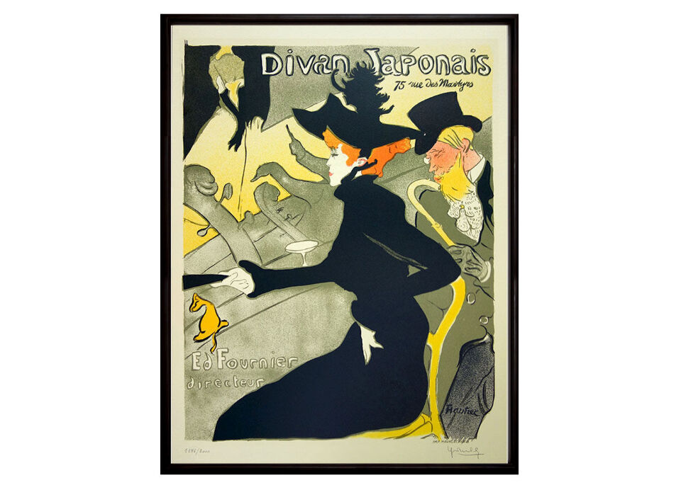 エルの口絵】ロートレック 限定リトグラフ ED、エンポススタンプ有