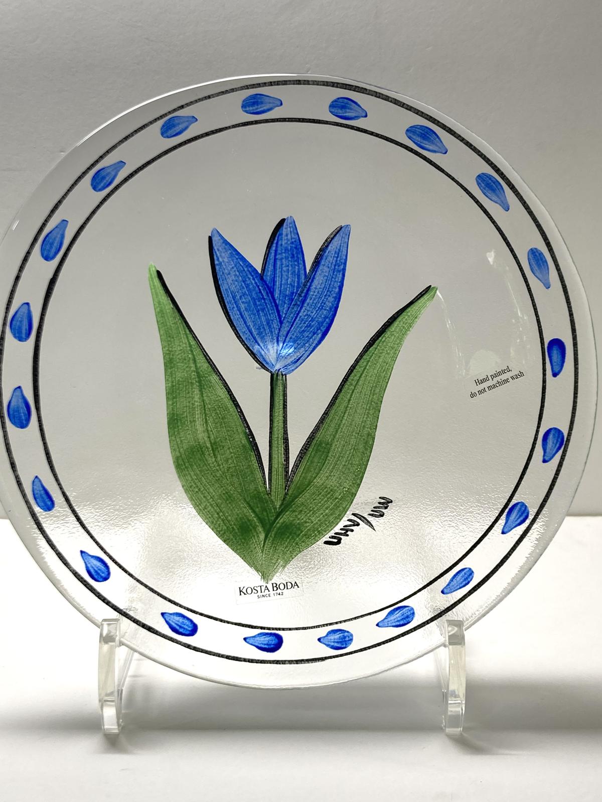 コスタボダ ウラ ガラスプレート 4枚 新品 廃盤 コスタ ボダ KOSTA