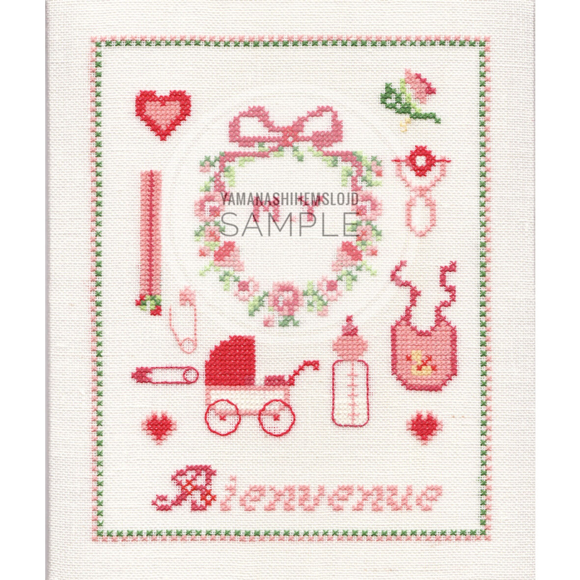 ベビーサンプラー 刺繍図案 ヤマナシヘムスロイド オンラインショップ