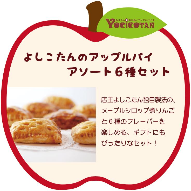 よしこたんのアップルパイ アソート６種セット Yocicotan