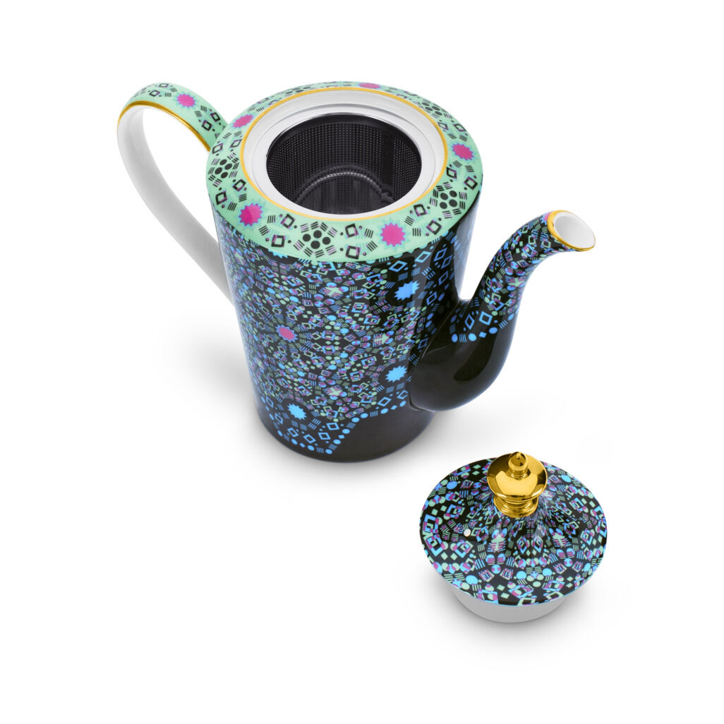 T2 紅茶 Moroccan Tealeidoscope Teapot Aqua（500ml）...