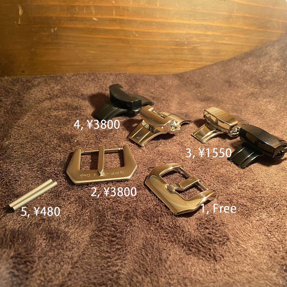 コードバン レザー 腕時計ベルト ブラック (ラグ幅26mm - バックル幅22mm) cod-16 コードバン レザー 腕時計ベルト ブラック (ラグ幅26mm - バックル幅22mm) cod-16