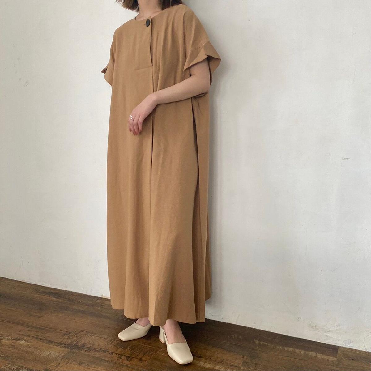 最終値下げ インスタ作家 ハンドメイド Linen One Piece リネンワンピース 定価から3０ オフ