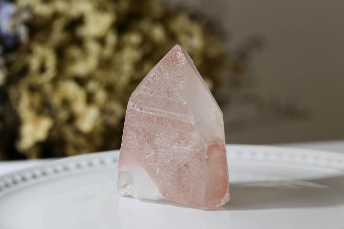 定価12万円レムリアンクォーツ クラスター レインボー入り