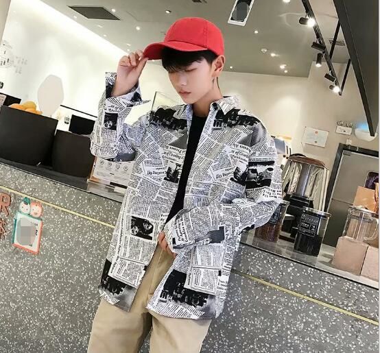 限定価格1000円 韓国柄シャツメンズ Yumaro Represent