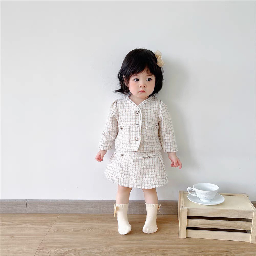 ツイード set up 3点set yunora