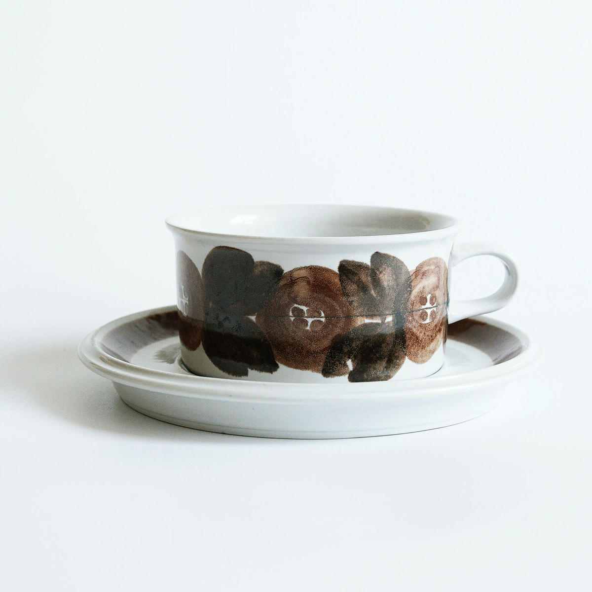 ウズベキスタン アドラス柄 ティーポット カップ お茶請け皿 セット