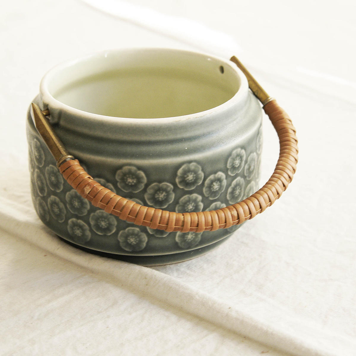 クイストゴー アズール ジャムポット シュガーポット 希少なブラウン色 クイストゴー アズール ジャムポット シュガーポット 希少なブラウン色