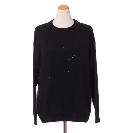 20FW ブルネロクチネリ カシミア シルク スパンコール ニット