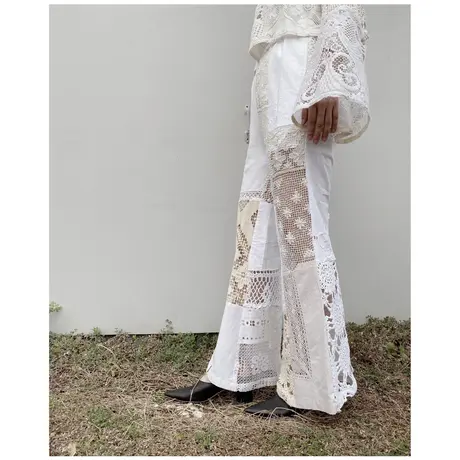 gouter le cabinet 人気を誇る MALION vintage CROCHET LACE TUNIQ チュニック