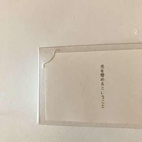 池田彩乃｜光を留めるということ（作品）