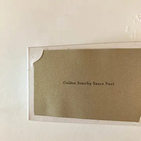 池田彩乃｜Golden Starchy Sauce Pool（作品）