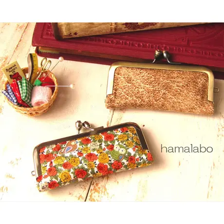 Hamalabo 2nd がま口の口金と型紙 作り方