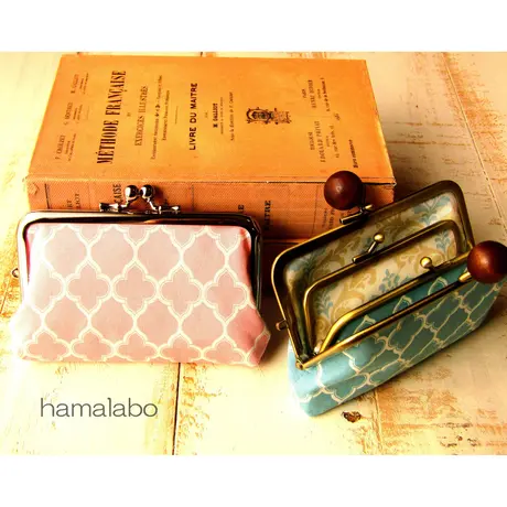 Hamalabo 2nd がま口の口金と型紙 作り方