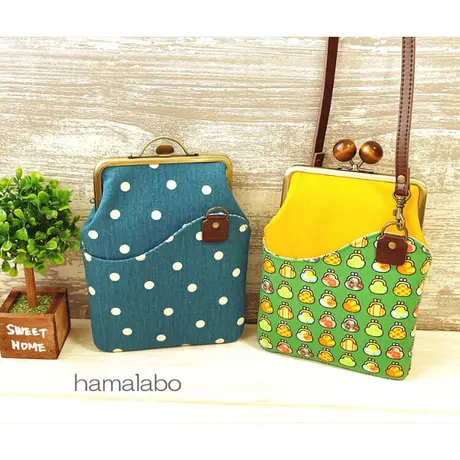 Hamalabo 2nd がま口の口金と型紙 作り方