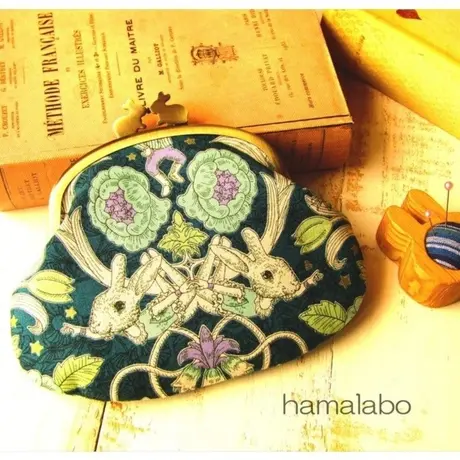 Hamalabo 2nd がま口の口金と型紙 作り方