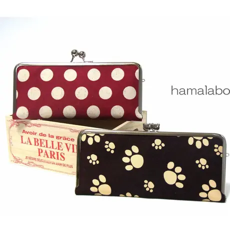 Hamalabo 2nd がま口の口金と型紙 作り方