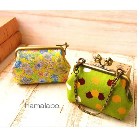 Hamalabo 2nd がま口の口金と型紙 作り方