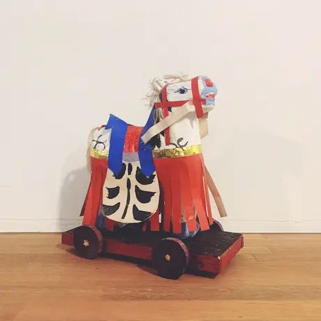 く日はお得♪ 郷土玩具 大阪 富田林 住吉踊り 作者:松谷(日本郷土玩具