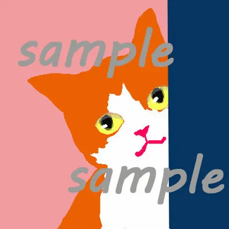 壁からひょっこりアイコン 動物１体 るんぴあイラスト工房