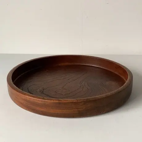 煎茶盆 くり抜き盆 欅製 山中漆器 大盆 茶道具 煎茶道具 1客
