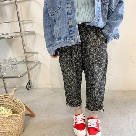 Mini Souls \u2018Take Flight\u2019 Grey Harem pants