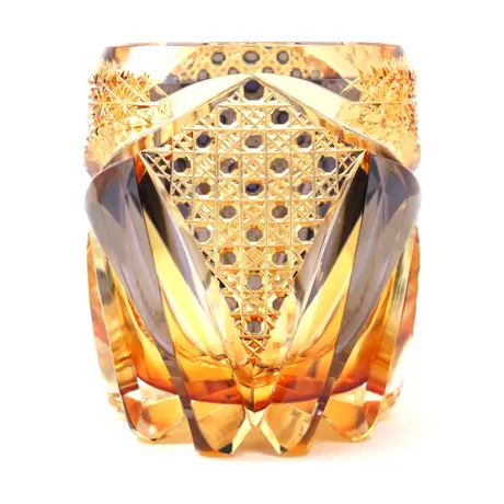 オシャレ 【鍋谷グラス工芸社】男のロック 赤／青 | vendee