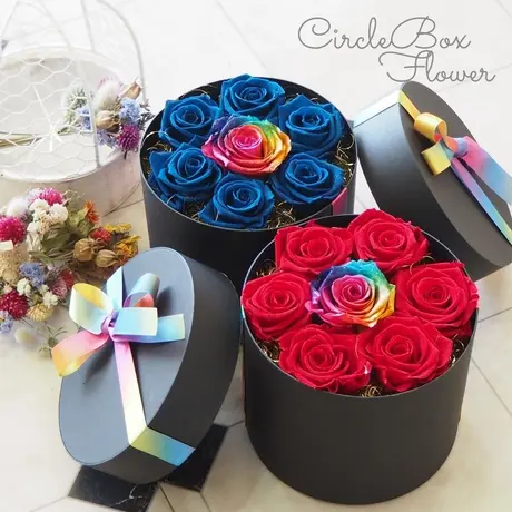 プリザーブドフラワー レインボーローズ専門店 なないろ