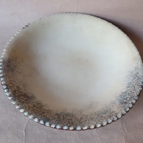 山田洋次　皿　直径約20cm レア 山田洋次 軟陶ホワイト丸皿（大） [yy_ex19 ] | 菜の花暮らしの