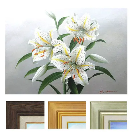 人気カラー再販 安田英明 山百合 Sm号 油彩画 真筆 額入り 額装絵画 油絵 静物画 野の花 インテリア 肉筆画 小さい絵 威厳 純潔 飾らない美しさ 植物画 ぽっきりsale対象 Greenzonwheelz Com