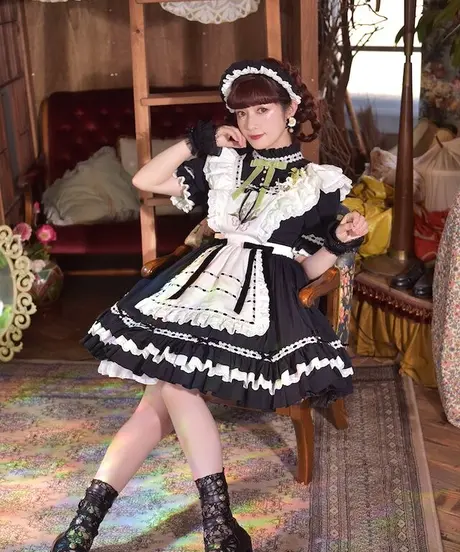 atelier pierrot ロリータ ブラウス ワンピース リボン4点セット-