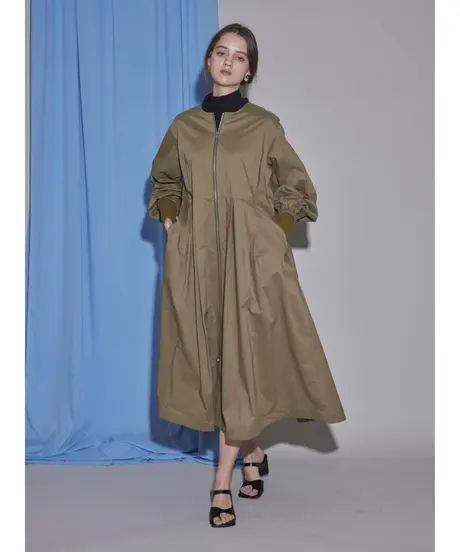 UNISEX S/M toujours Madras check コート ローブ カーディガン