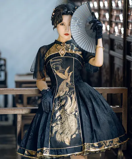 注目ブランド Girlism 不思議の国のアリス風 ワンピース ひざ丈ワンピース Lightingpros Co Za