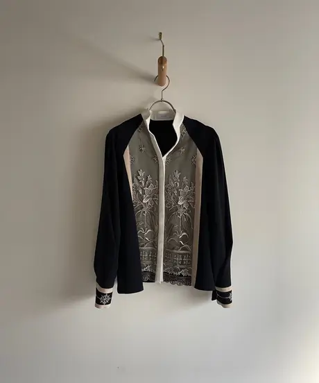 jurk 日用品の卸・仕入れ MURRAL Black Dahliaembroiderytiereddress ロングワンピース