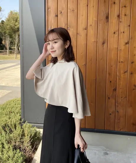 えすぎたの Acka original flare sleeve ami tops IBHnp-m45298652120