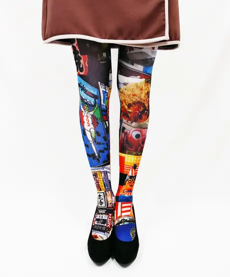 面白くて かわいい タイツ ニーハイ ソックス レギンス マスクの通販 弐乃足百貨店