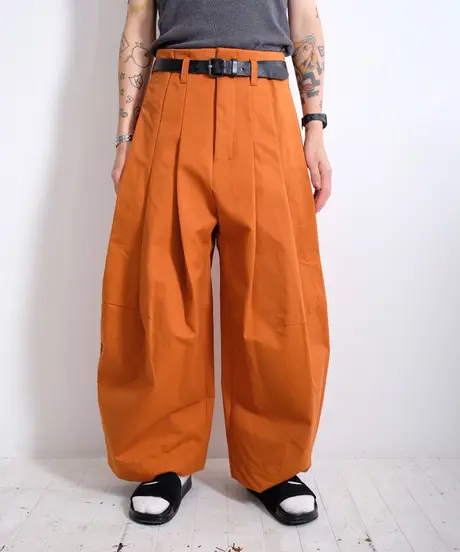 tadayoi 特価セールコーナー 【Edwina pants denim wide damage Horl】 デニム/ジーンズ
