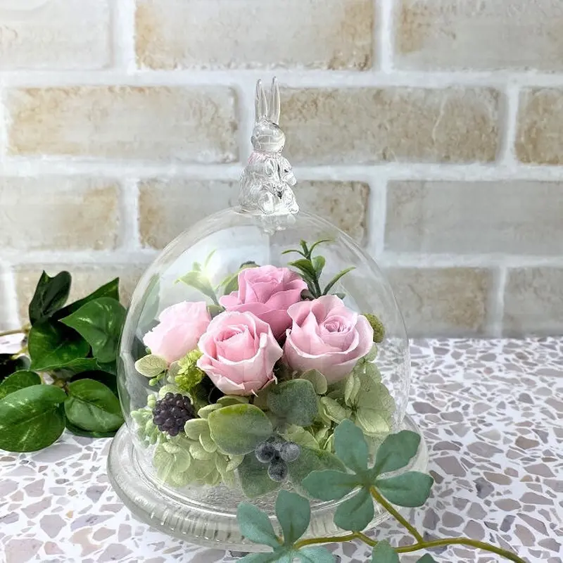 母の日プリザーブドフラワー ガラスドームのお供え花 仏花通販 Seren Gift 母の日プリザーブドフラワー ガラスドームのお供え花 仏花通販 Seren Gift