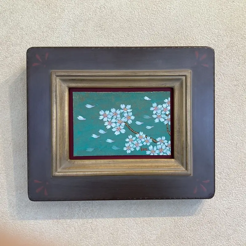 独創的 「桜」色紙にテンペラ画 - www.pascuzzo.it