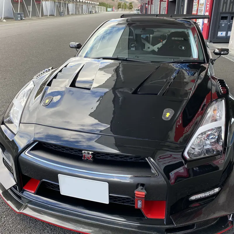 R35　GT-R　ヘッドライト　イナズマステッカー
